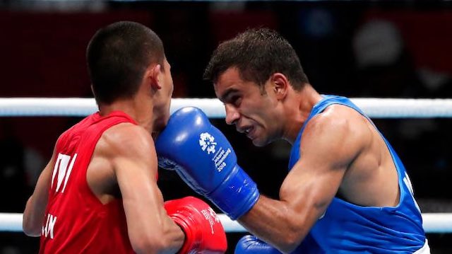 What a hero! #AmitPanghal took down the current Olympic champion to win a gold at the men's 49kg flyweight category! Congratulations champ! #AsianGames2018