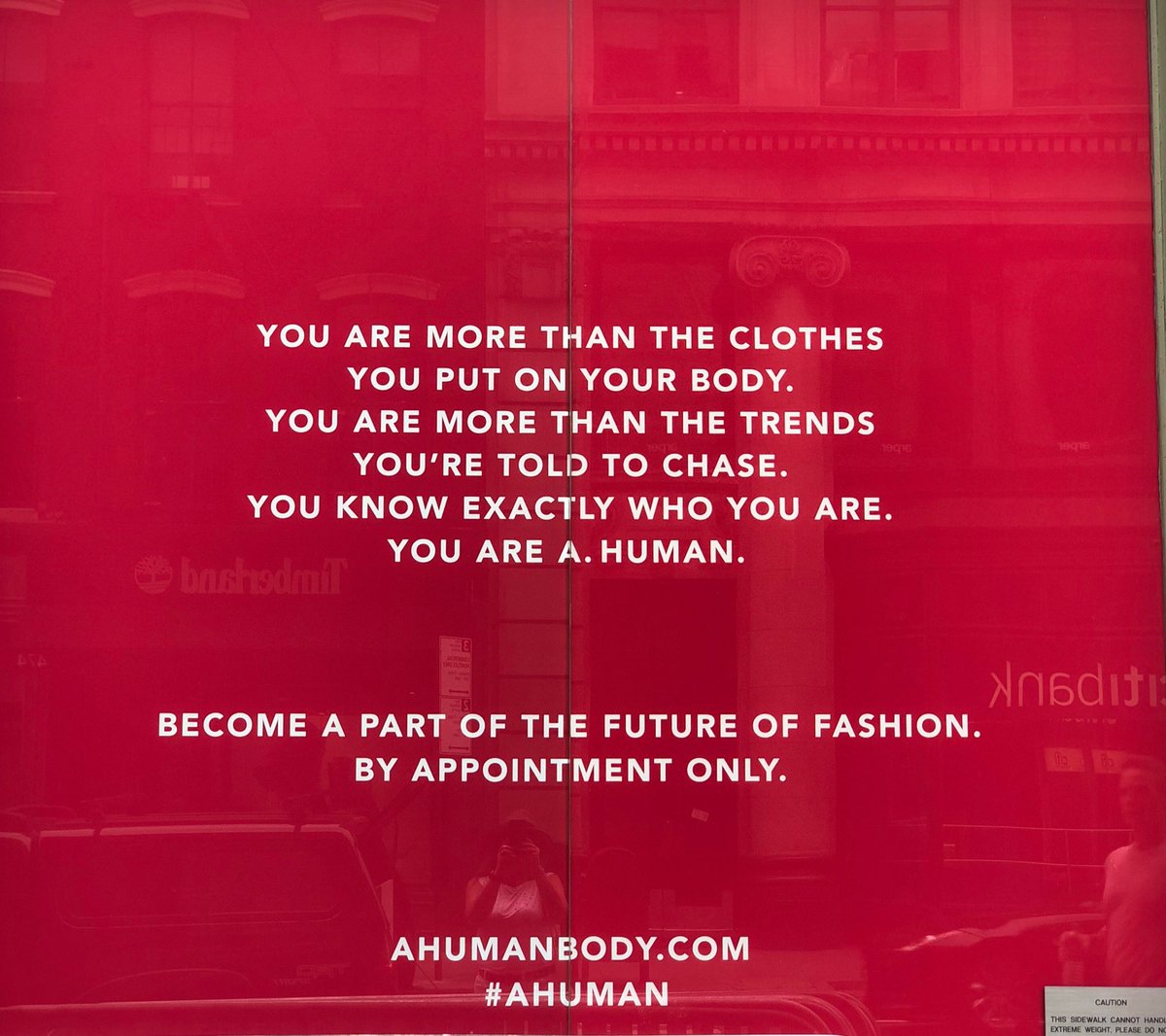 #innovation in #fashion #integratedhuman #onoffretailexperience #soho #byappointmentonly #