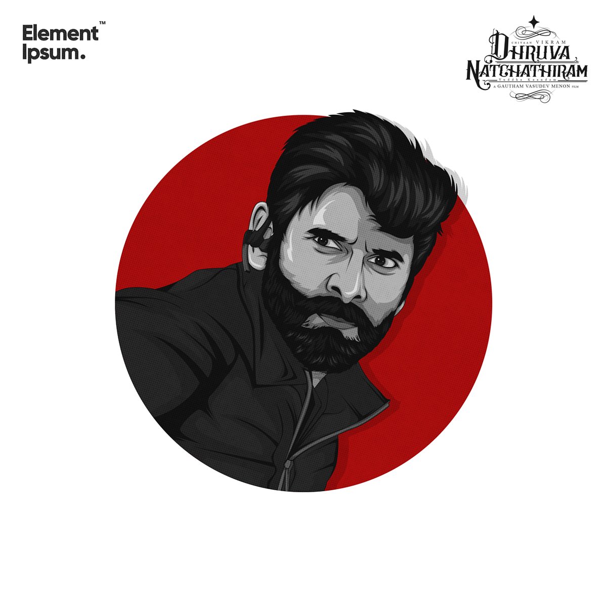 elementipsum's tweet photo. DHRUVA NATCHATHIRAM | Illustration #DhruvaNatchathiram #ChiyaanVikram #Chiyaan #gauthammenon #Kollywood #illustration #adobeillustrator #Vector #vectorart #graphicdesign #design #elementipsum https://t.co/fydkSu5bwx