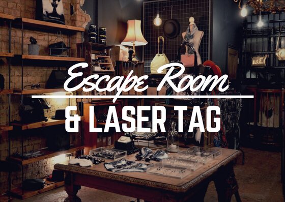 uspb's tweet photo. ARE YOU READY for ESCAPE ROOM and LASER TAG TONIGHT!? The event starts at 8PM and will be in the Byron! https://t.co/Ll0sEtpdP2