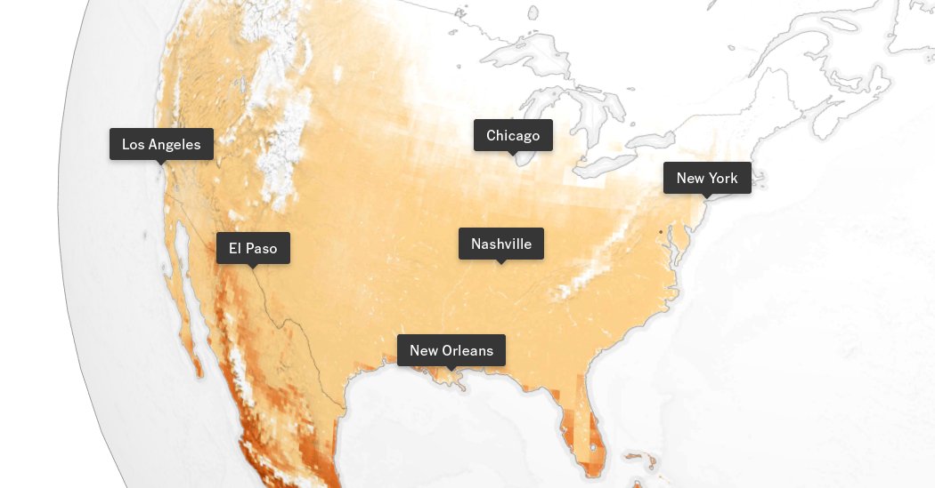 How Much Hotter Is Your Hometown Than When You Were Born? snip.ly/e2p5ft