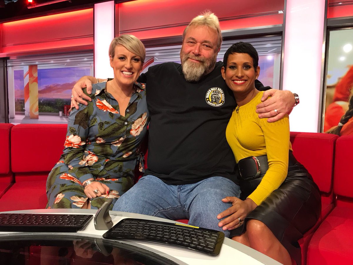 StephLunch's tweet photo. After many, many, many years at the BBC our Graham left this week. He made sure I could be heard when I needed to be (If you live in the North West he is also the voice announcing who is reading the news). #bbcboy #scouselad #soundman https://t.co/COyibIIc5W