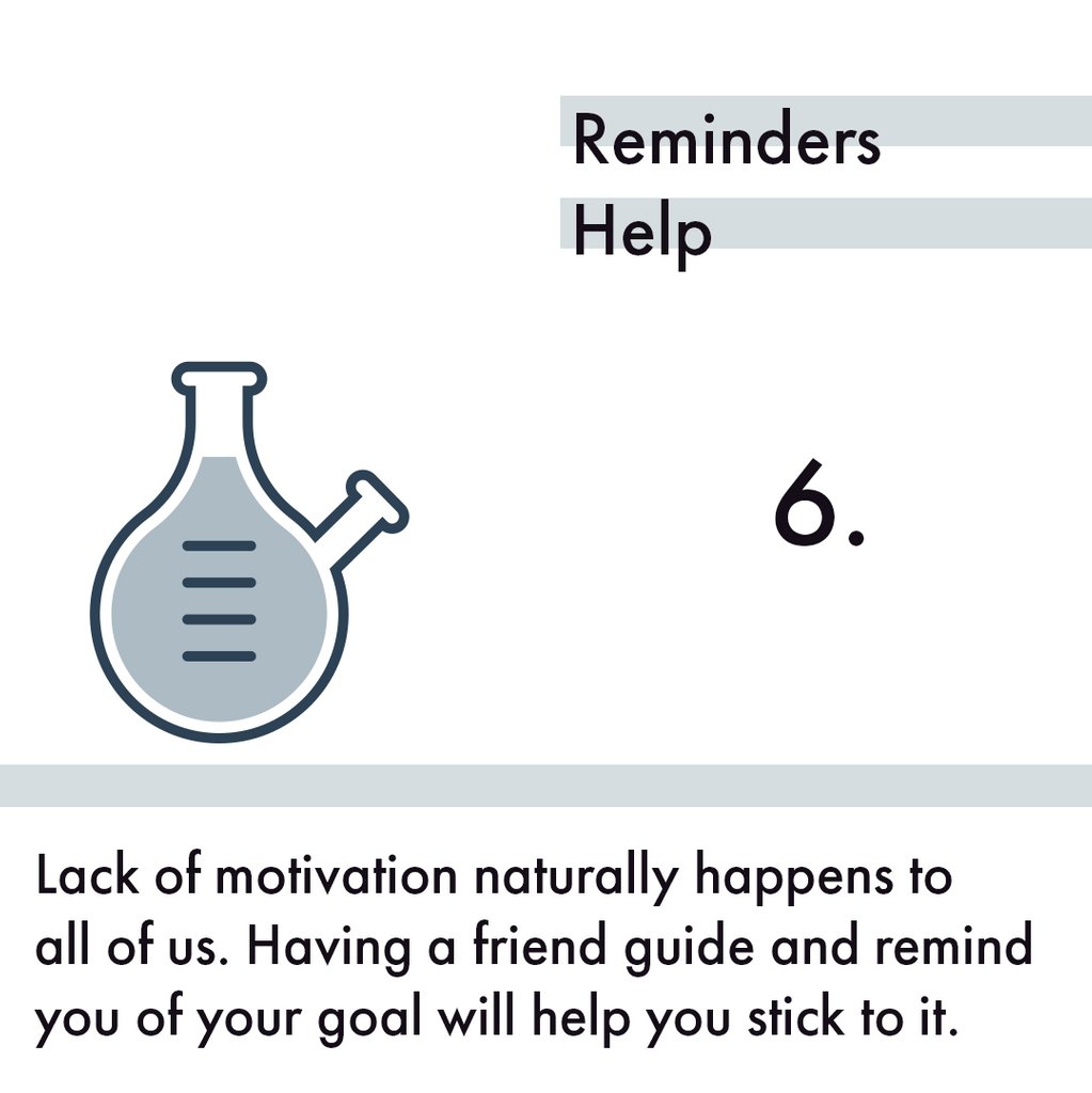 GetTheFabulous's tweet image. The Science of Fabulous! 👨🏻🔬 #FabScience We all could use a reminder to get ourselves back on track. Who better to help you refocus on your goals than your friends/family? Having accountability buddies has been proven to increase your chances of reaching your goals.