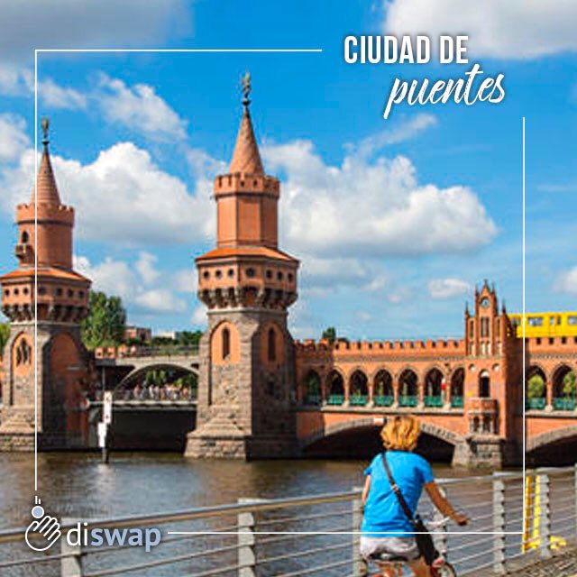 diswap's tweet image. Gracias a sus 180 kilómetros de superficie acuática, en Berlín existen 1.700 puentes🌉, lo que pone a la ciudad por encima de Venecia que apenas tiene 400.
.
.
.
#DiSwap #Berlín #Alemania #Venecia #Italia #Puentes #Viajeros #Turismo