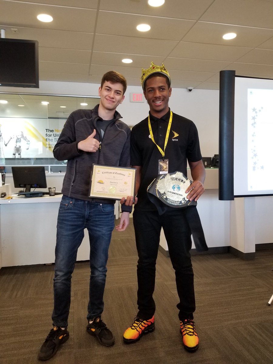 JROSELL01's tweet photo. Our young Prince π€΄ from Aventura passing over his crown π to the new King for the Quarter! Marvinβs from Team Pines #1 Amazing consistent performance! Well done!! #Broami π https://t.co/LIBP8FIg3n