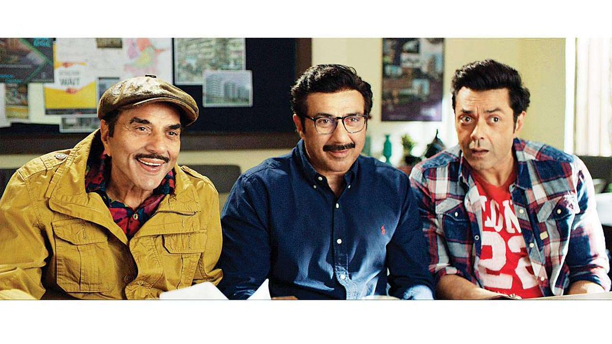 dnaAfterHrs's tweet photo. 5 Reasons to watch #YamlaPaglaDeewanaPhirSe this weekend! https://t.co/oNu7jy0Kyy https://t.co/U7wZGrM7vs