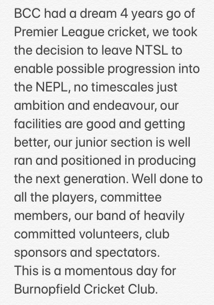 NEPL Division 1 League Champions 2018 <a href="/neplcricket/">North East Premier League</a>