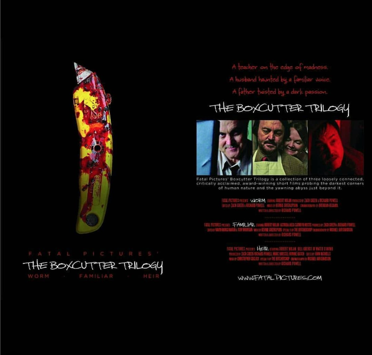 FatalPictures's tweet photo. The #BoxCutterTrilogy has arrived! Exclusively @ https://t.co/BYMD9BCEnG
Check out the #Teaser https://t.co/z41gwvaGQO https://t.co/QhurZYvKDH