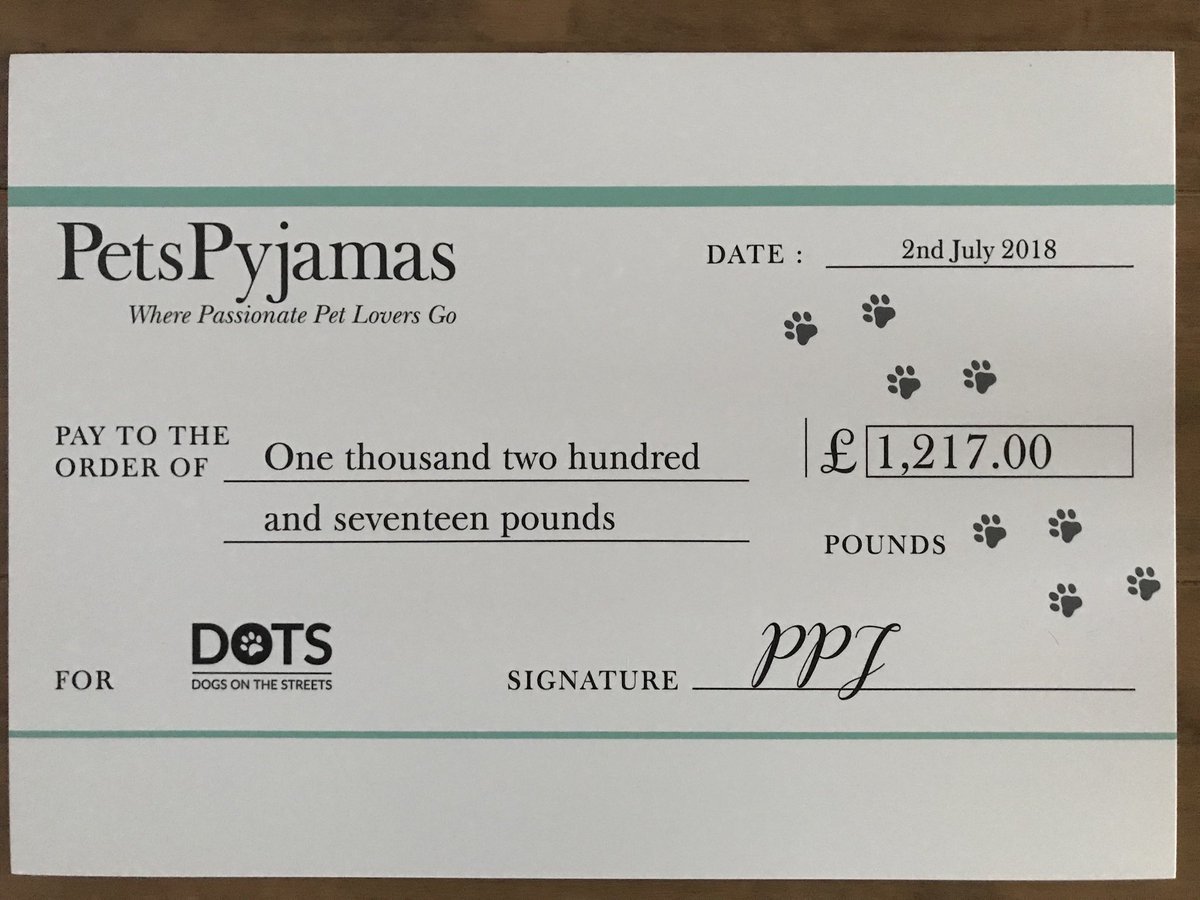 Would like to say a woofing big THANK YOU to @PetsPyjamas for the amazing donation of £1217.00 we’ve just received ! 
Was a lovely surprise to open the envelope and very much appreciated ! Thank you so much 🧡🐾 #dogsonthestreets #donation #petspyjamas #london #thankyou RT