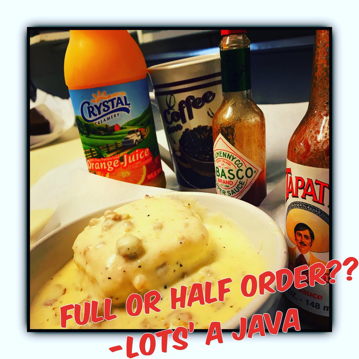 LotsJava's tweet photo. Gravy is pipping fresh!!! WE NOW OFFER BISCUITS AND GRAVY STAMP CARDS!!! There are a few rules and restrictions.. 11th order is free!! Come and start your stamp card!!! Calling ahead highly recommended 539.534.9926 #lotsajava #oroville #biscuitsandgravy #loyalty https://t.co/NO17lSyLSN