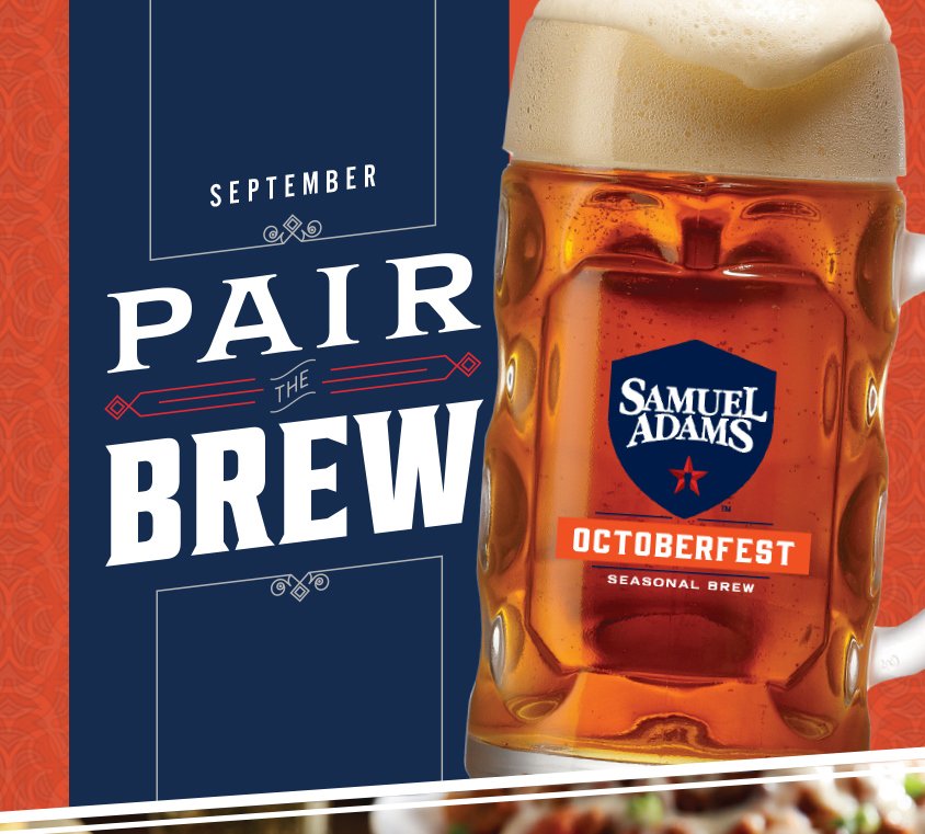 TiltedKiltTempe's tweet photo. We'd like to welcome @SamuelAdamsBeer Octoberfest as our Brew of the Month and perfectly paired with our Pub Pretzel, it's a must try!

#tiltedkilt https://t.co/NBGDTya6oM