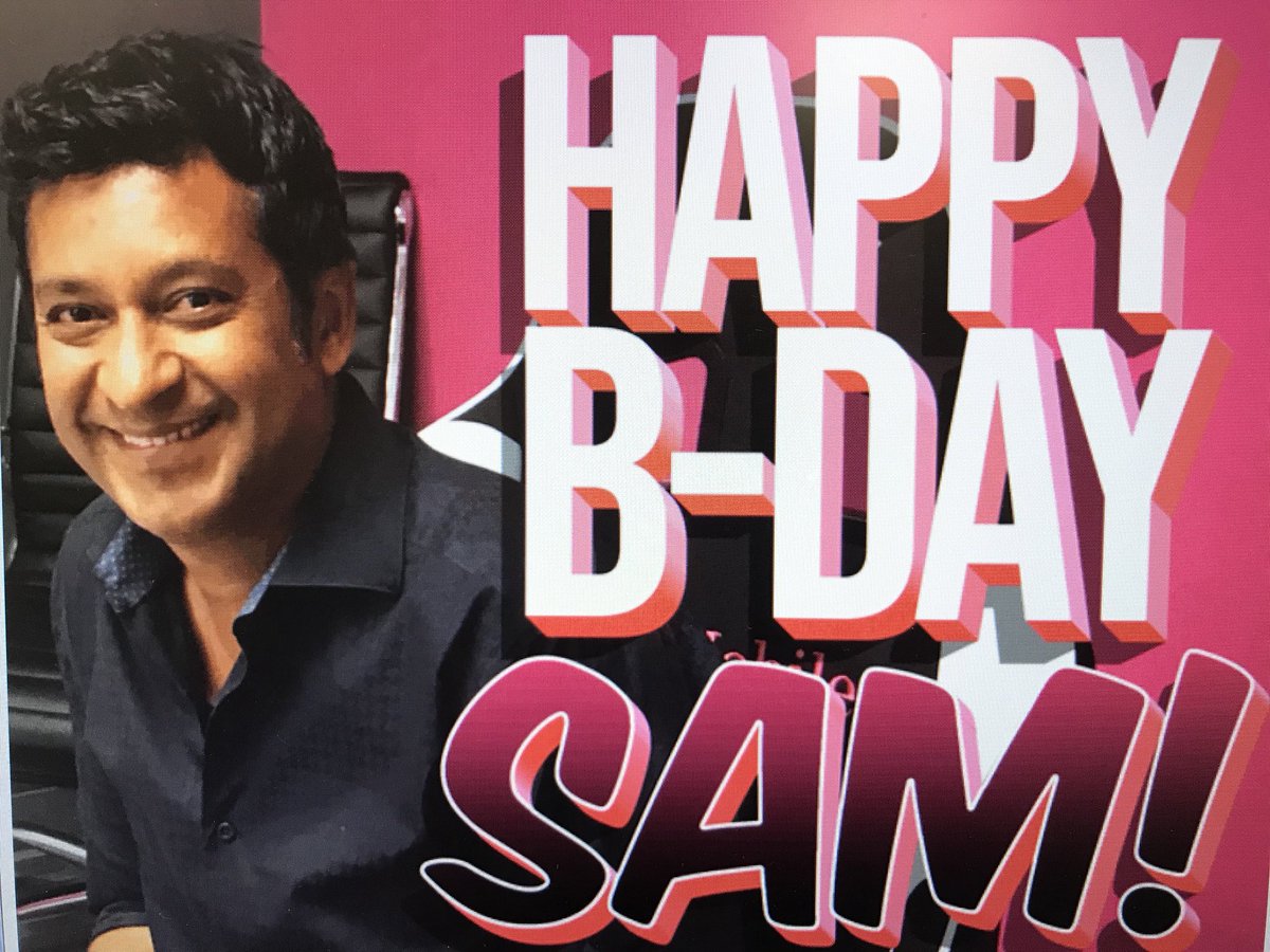 CaptnSeriousFun's tweet photo. Happy Birthday @SamSindha!! From @CaptnSeriousFun and everyone here in #EPWest!! 🎂🎁🎉 https://t.co/ILtmiYZPIk