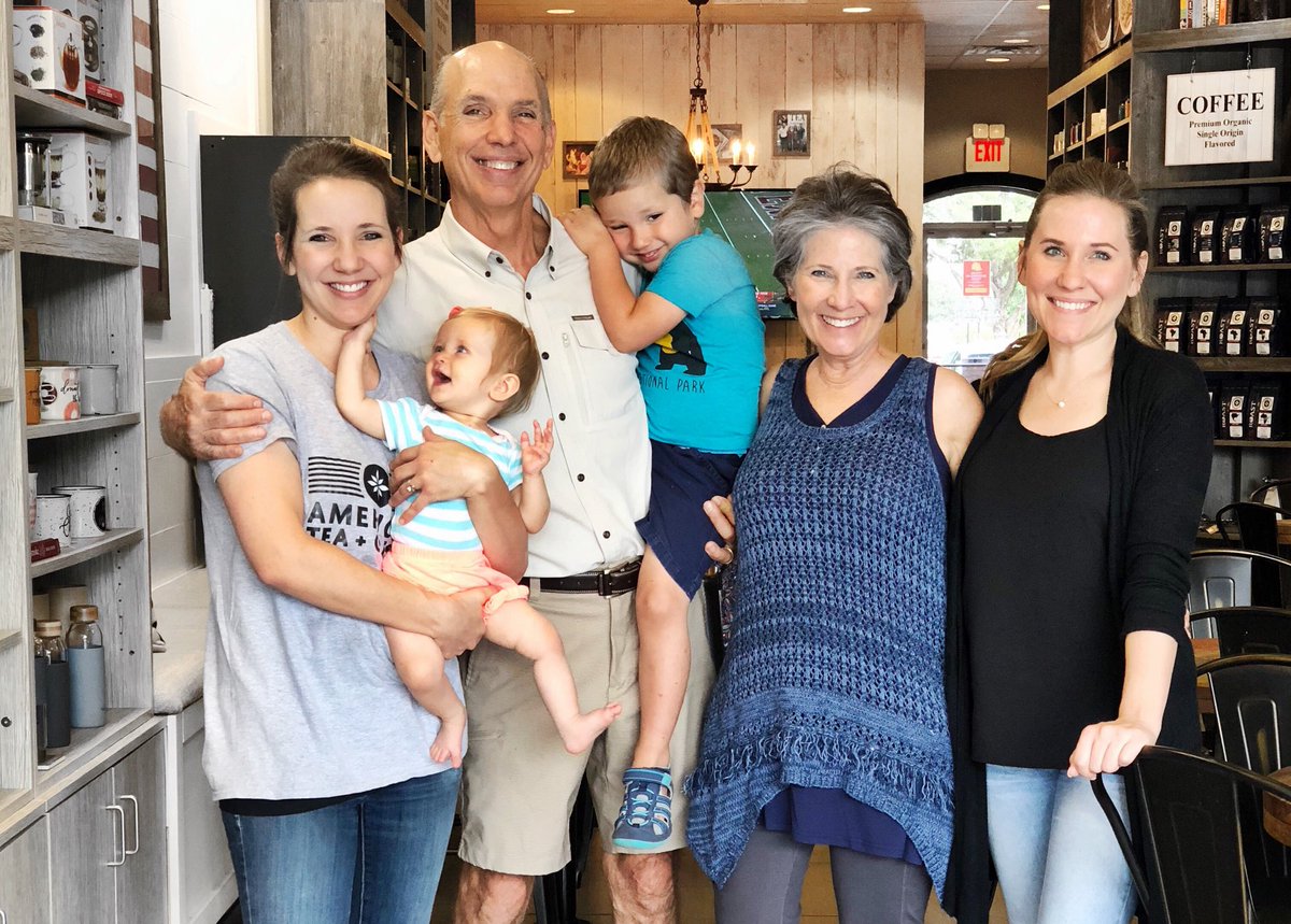 Hello! We’re the Truesdell family! 
We have owned American Tea &amp; Coffee from the beginning! We’ve had 3 great years in the wonderful community of Coppell! We want to let you know how much we appreciate all of our patrons. Thank you all for supporting our small business!