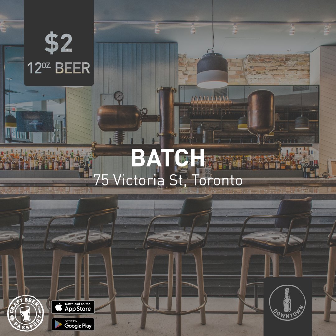 👉 🍻 Excited to announce the addition of #Batch in #TORONTO and <a href="/OGradysOutpost/">O'Grady's Outpost</a> in #OTTAWA to your #CraftBeerPassport today! Don't miss these stops while you're out exploring your local beer scene this Fall! ✊🍁