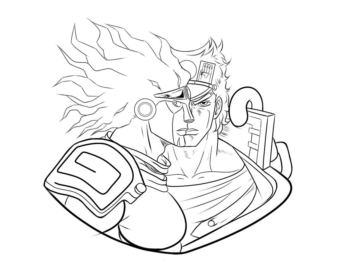 20 Jotaro Coloring Pages - Free Printable Coloring Pages