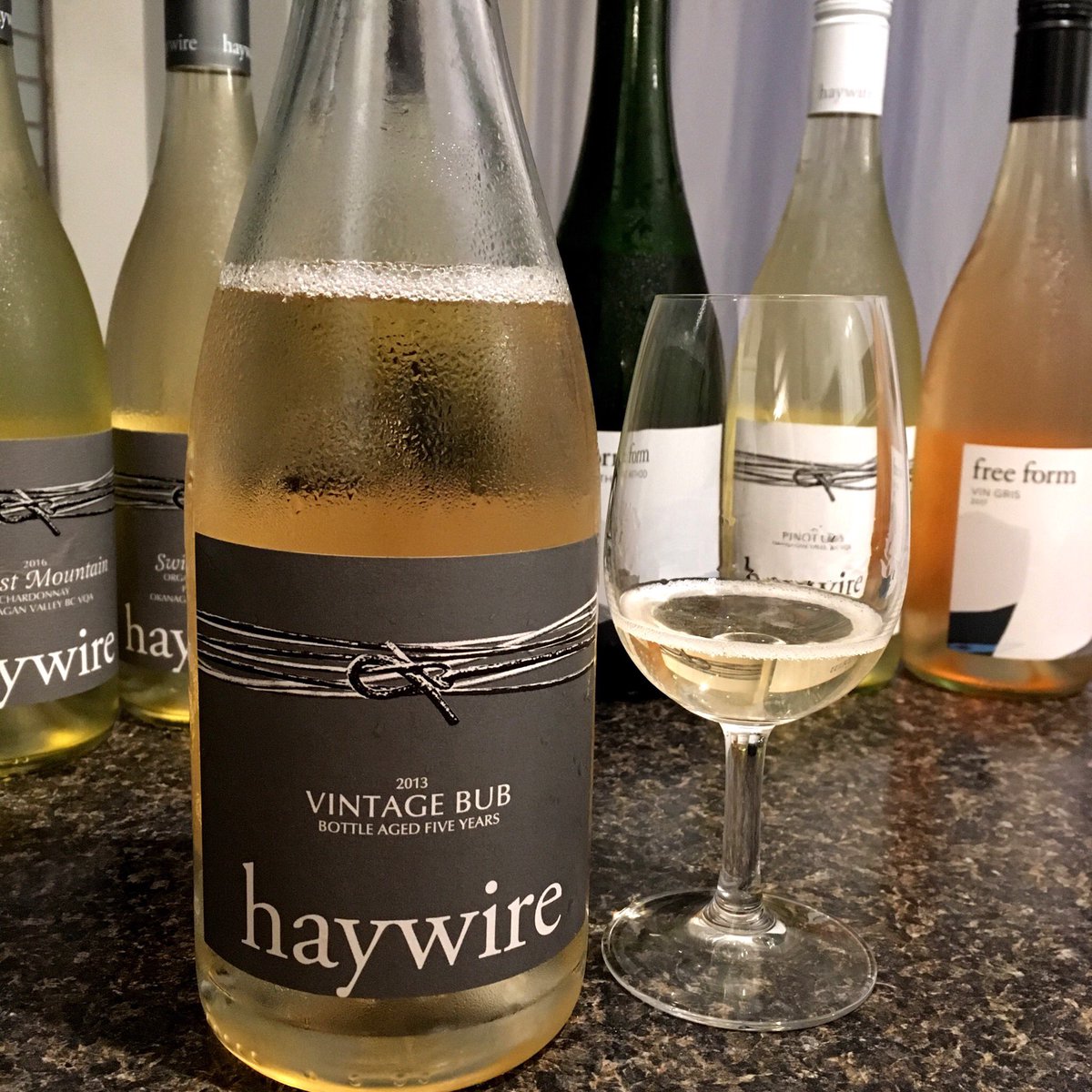 Vintage Bub: a testament to the potential of great quality traditional method sparkling wine in British Columbia! Bravo <a href="/Haywirewine/">Haywire Wines - made at Okanagan Crush Pad</a> #BCWine <a href="/winebcdotcom/">WineBCdotcom</a>