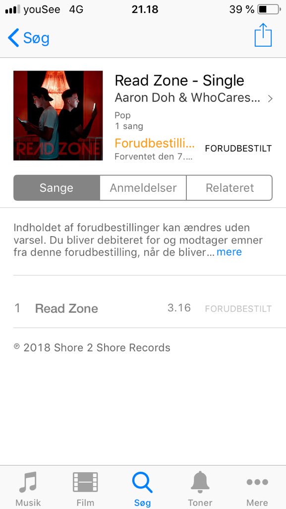 christinevh1999's tweet photo. @Aaron_Doh I usually don’t use ITunes, but I pre-ordered #readzone anyways 😄🎶
I really hope you can get on the danish charts 🎶. I’ve already told a lot of my friends about ‘Love Lies’ 😄 https://t.co/tWBFEpI5oD