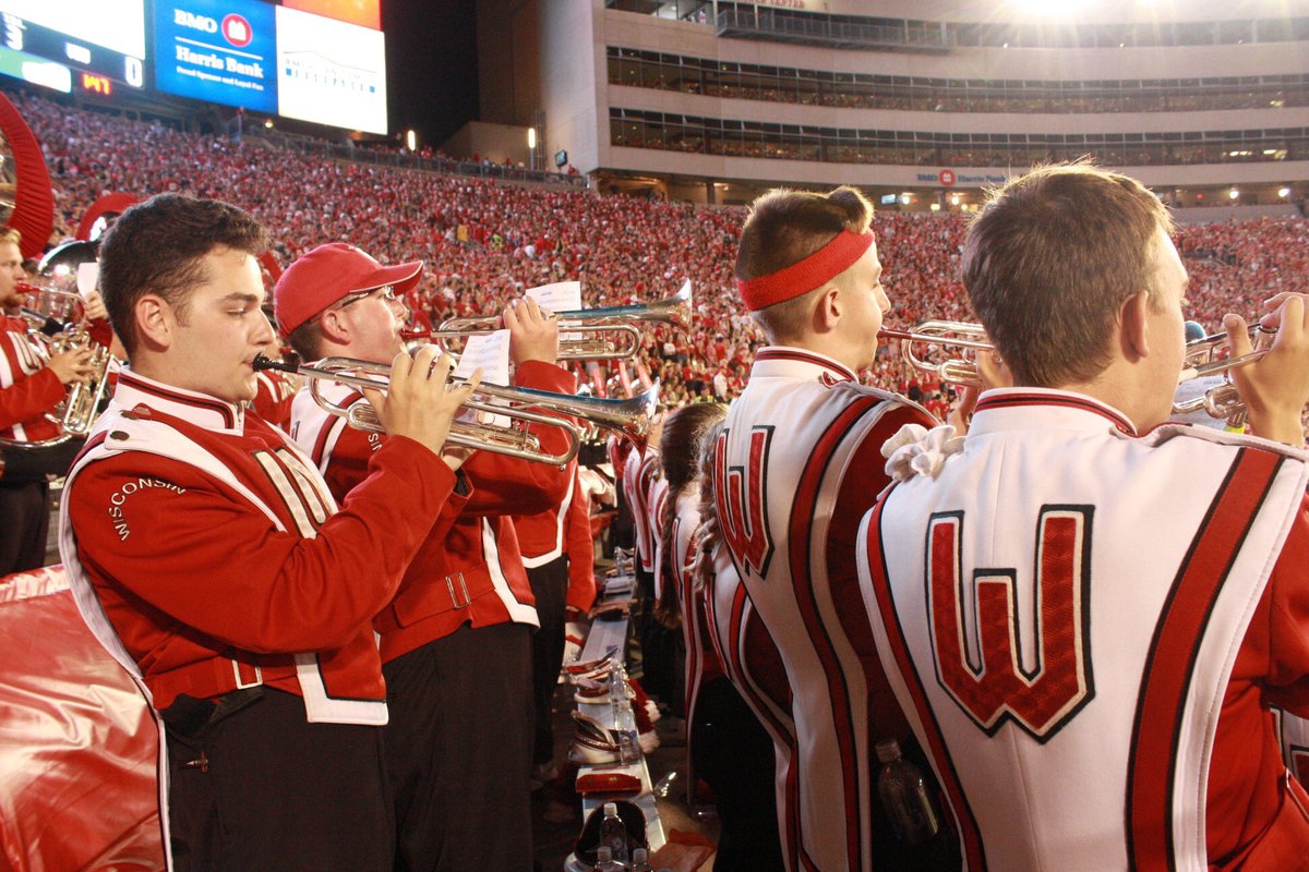 tammy_greg's tweet photo. @badgerband ...and so another marching season begins!! #uwbadgerband #lovemykids  #proudmom https://t.co/yhackzmArf