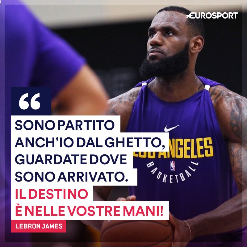 LeBron James, a Parigi per l’inaugurazione di un playground, fa sognare i più piccoli “il successo è nelle vostre mani, non importa da dove venite” ❤🏀 ► bit.ly/2owGcqK