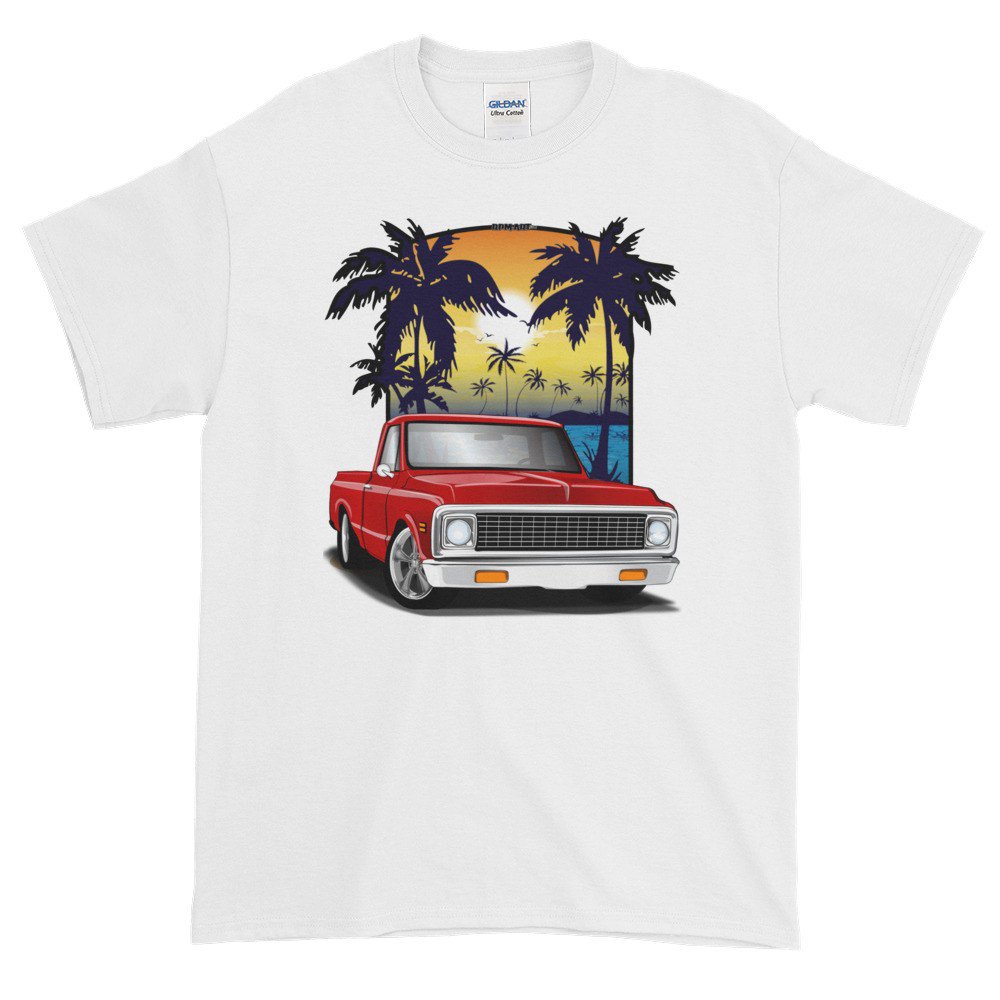 RPMArtShirts's tweet image. 1972 Red Chevrolet C10 Pickup Truck California Beachin shirt #1972c10 rpm-art.com/product/1972-r…