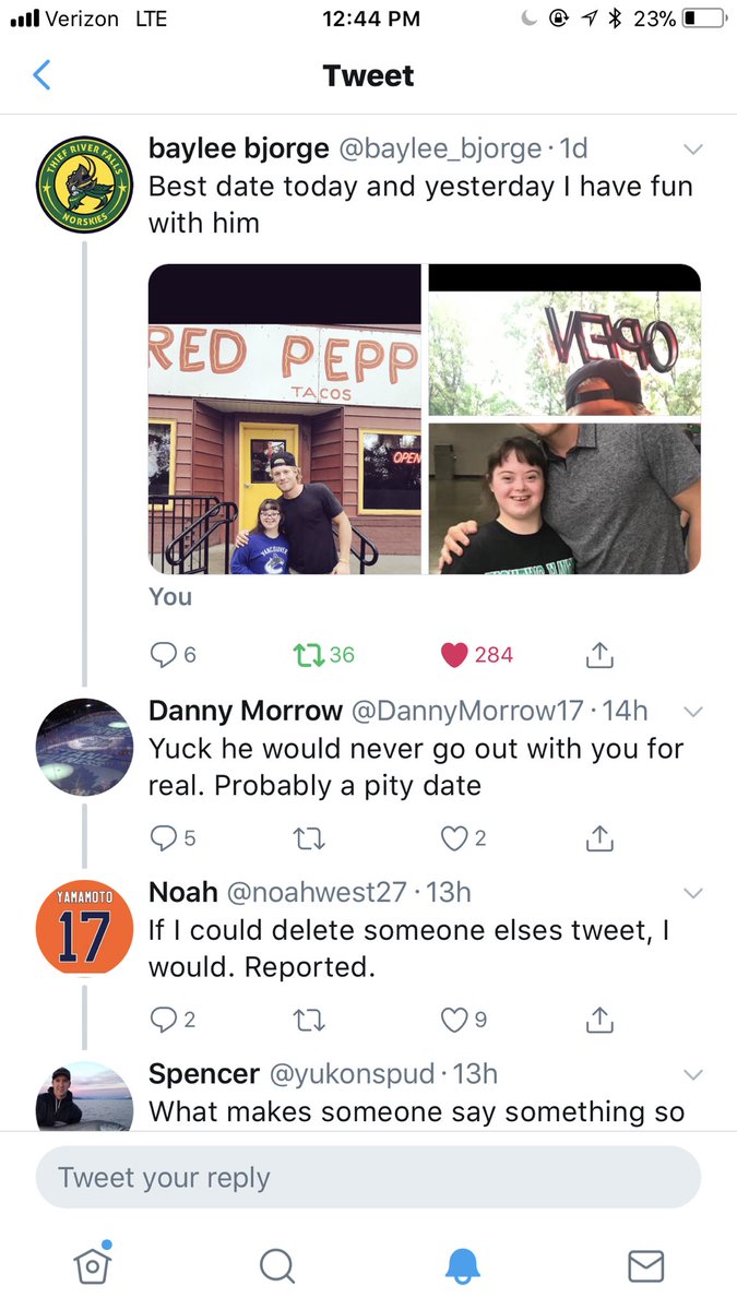 BBoeser16's tweet photo. Baylee has a heart of gold and is loved by everyone that knows her. People like this guy make me sick. https://t.co/P9zzLmt8Mq