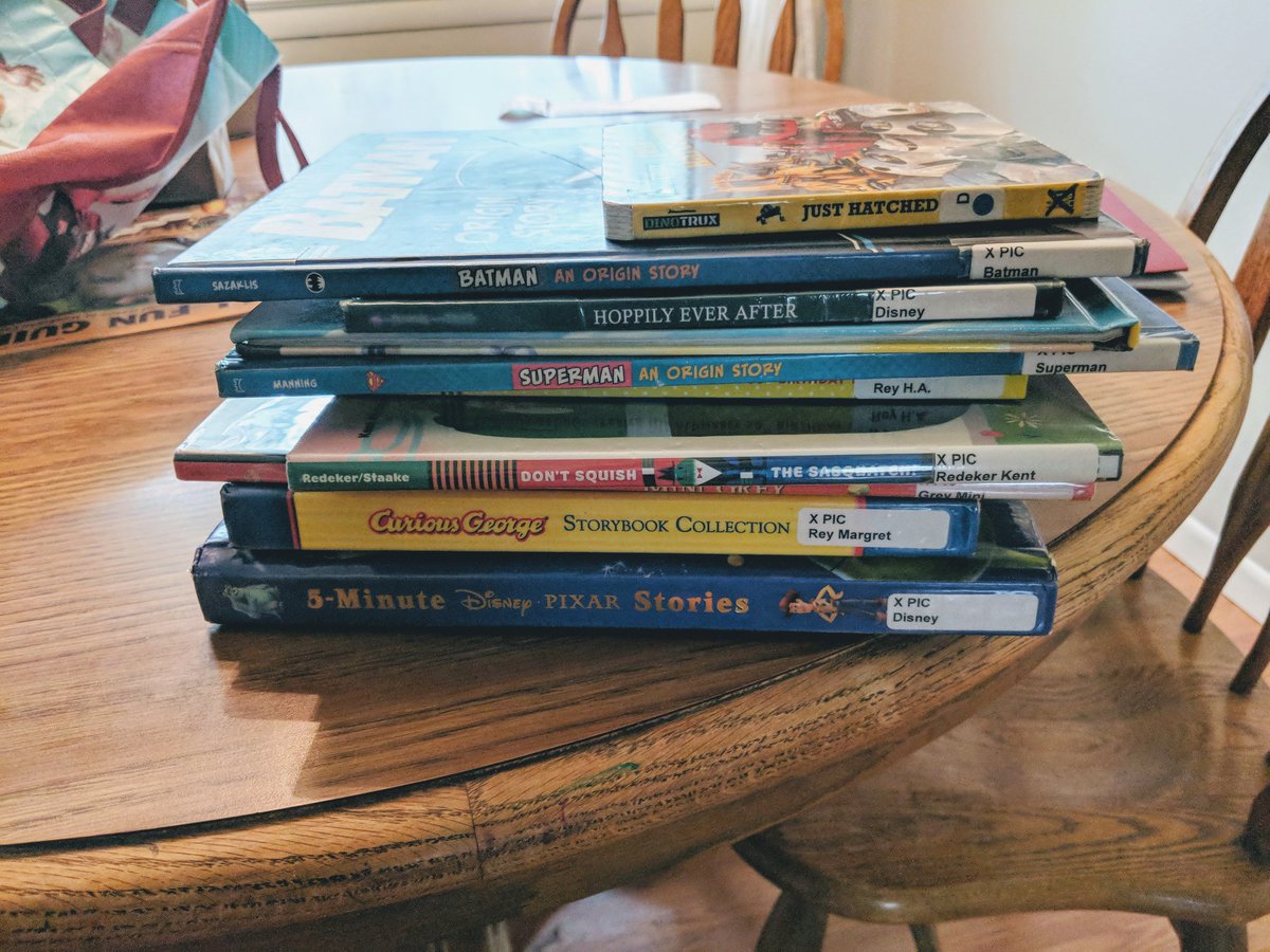 mnhallquist's tweet image. End of Summer reading list. Trying to crack into the classics before Fall. #BrookfieldLibrary #ReadYourKidsBatmanStories