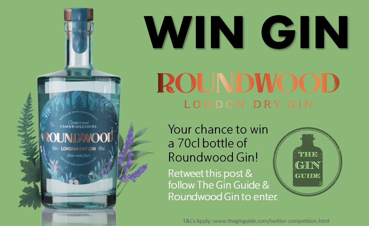 COMPETITION! Win a bottle of wonderful <a href="/roundwoodgin/">Roundwood Gin</a> in our #competition! RT &amp; Follow us &amp; <a href="/roundwoodgin/">Roundwood Gin</a> to enter! #giveaway #win #comp