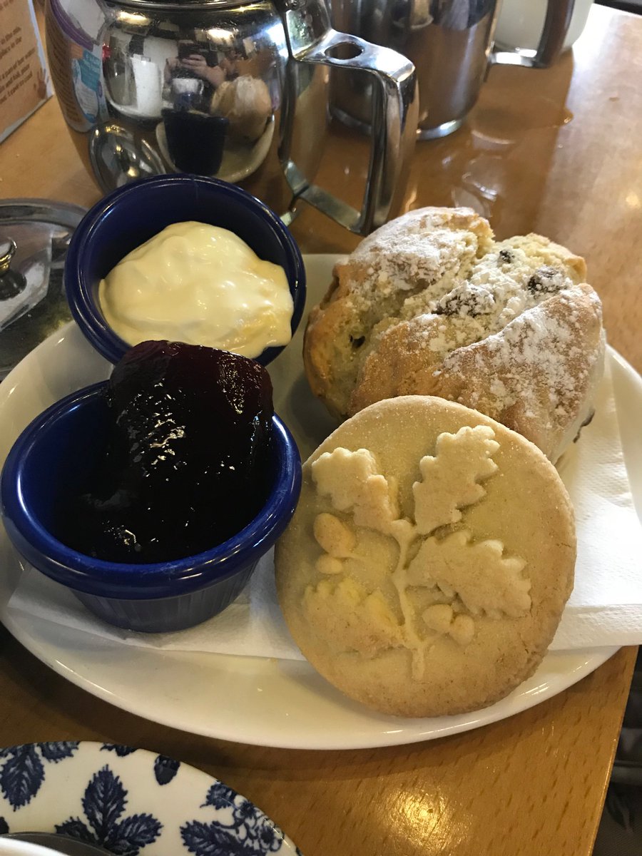Cream tea ⁦@NTlittlemoreton⁩
