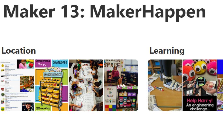 region13's tweet photo. Looking for some ideas for your #makerspace? Check out and follow our pinterest board! https://t.co/7oUslPmzPs #makerhappen #makered #make #worldsofmaking #educoach #tlap https://t.co/buWnrvOhyo