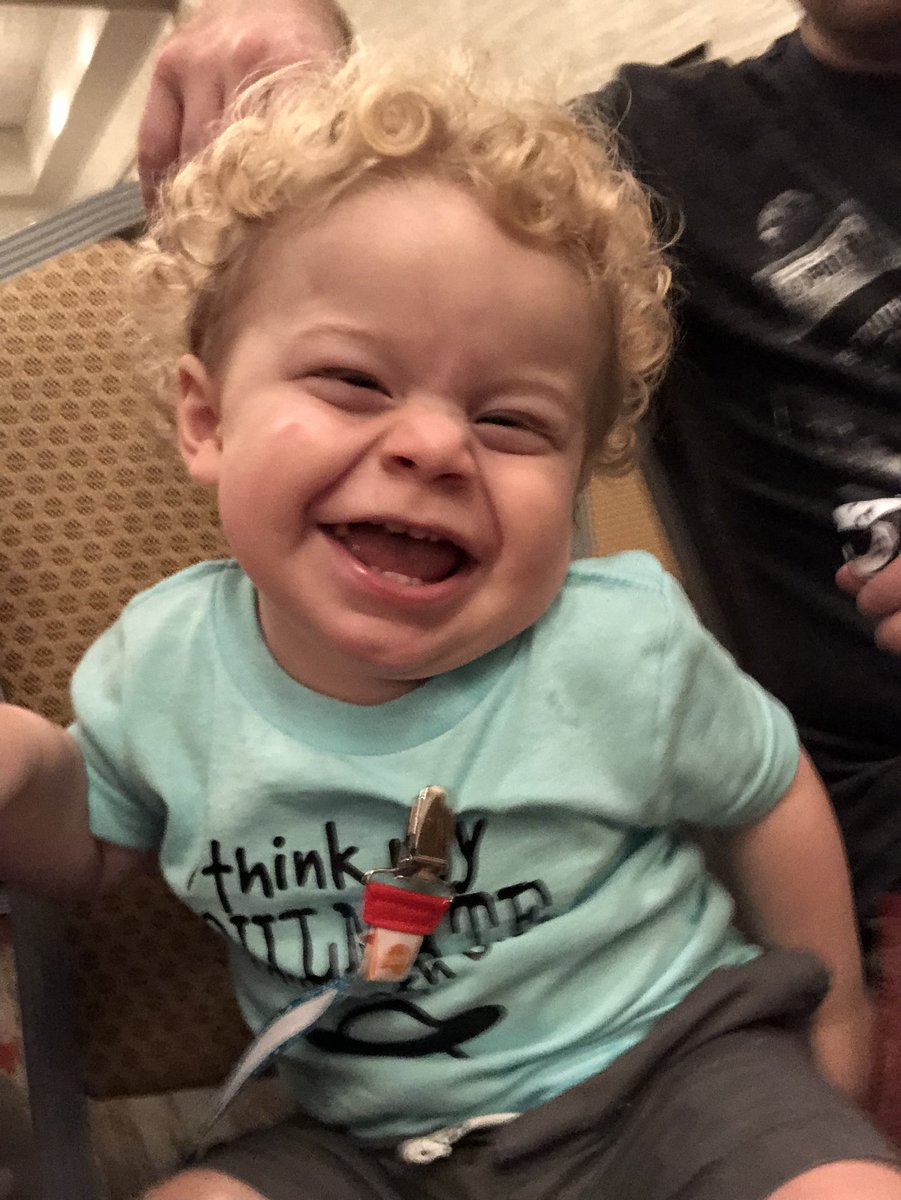 KayceJay1989's tweet photo. My friend made this adorable shirt for my son to wear to #DragonCon ! We were so excited to finally meet @annabethgish! #GishiesForLife https://t.co/shckzR8Dbd