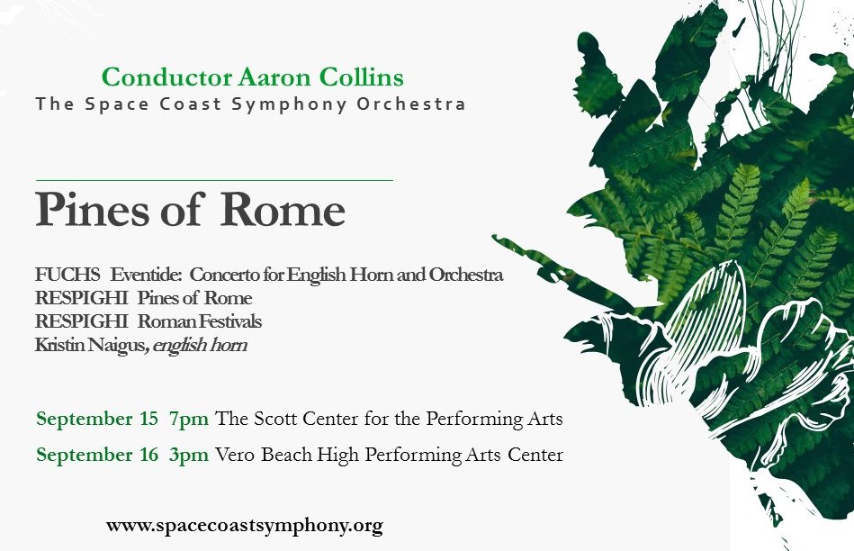 MWCampanelli's tweet photo. For tickets or more information go to https://t.co/pZ5SNlBh7q
#symphony #orchestra #pinesofrome #spacecoastevents #kennethfuchs #englishhorn #supportmusic https://t.co/gICDDedGT2