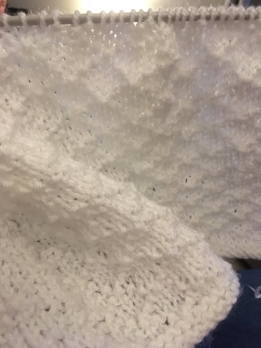 StaceyLMillsWJC's tweet photo. When your friends starting popping out sproglets so you have to spend your wild Saturday nights knitting baby gifts. #handmadegift #awaytogo https://t.co/lkLWUj9P8x