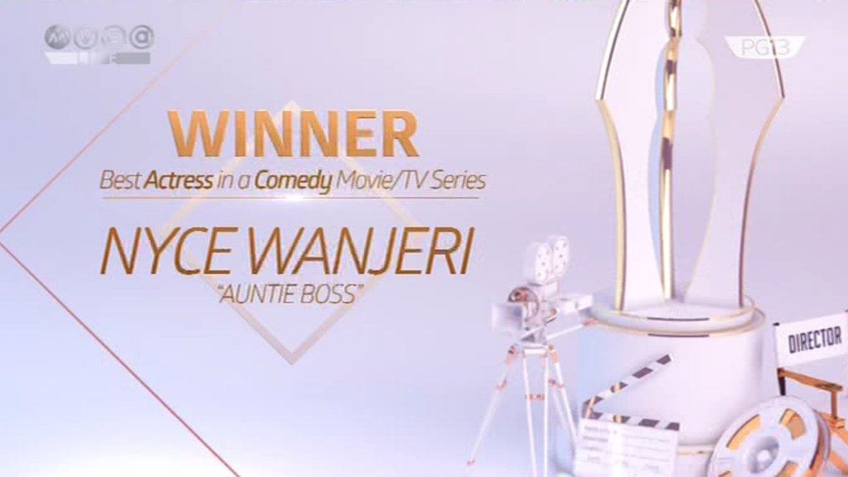 DStv_Kenya's tweet photo. BREAKING NEWS! 

Nyce Wanjeri AKA #Shiro of #AuntieBoss has just won the 'Best Actress in a Comedy Movie/TV Series' category for 'AUNTIE BOSS' at the ongoing #AMVCA2018.

Hongera👏👏🎉🎊!! https://t.co/hmOFR5MFd5
