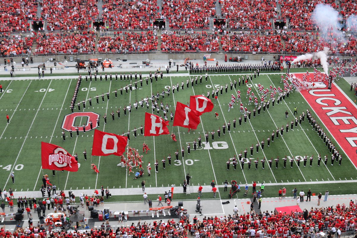 The <a href="/OhioStateFB/">Ohio State Football</a> season opens with a 77-31 win over Oregon State! #GoBucks