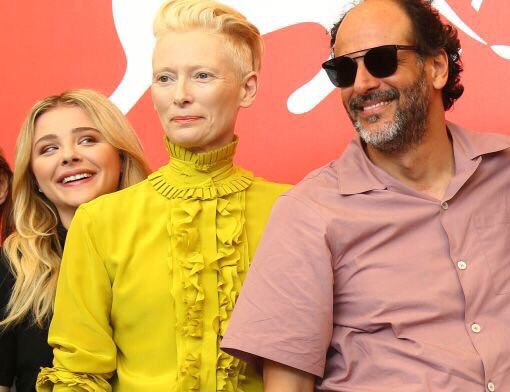I’m Chloe here begging to be adopted by this 2 legends! 😍😍  #TildaSwinton #LucaGuadagnino #Suspiria