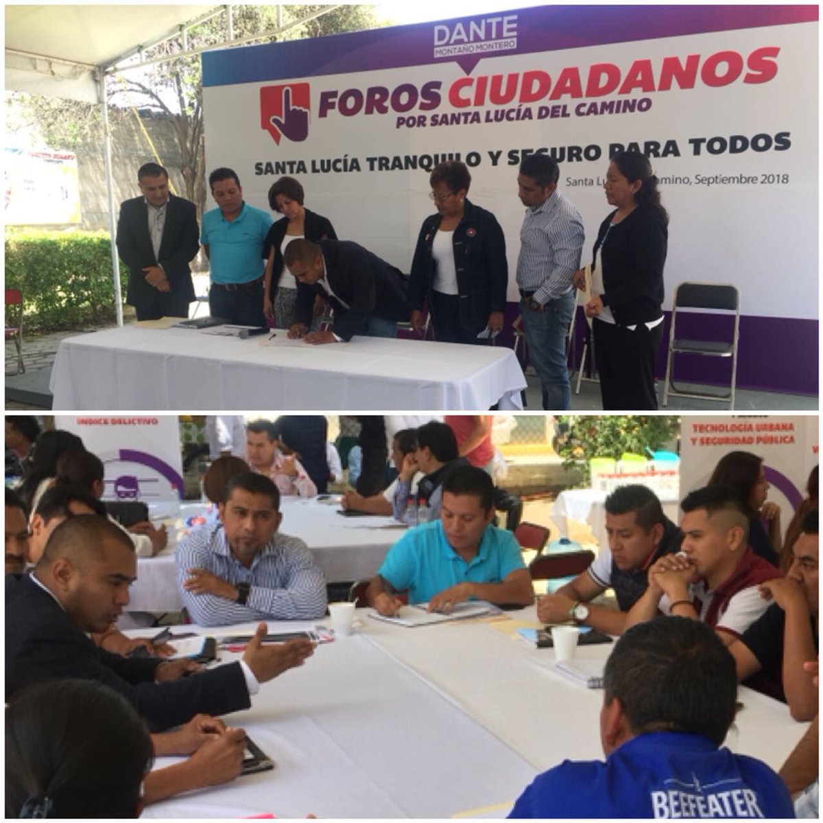 bypmexico's tweet photo. Se realiza foro ciudadano “SANTA LUCÍA TRANQUILO Y SEGURO PARA TODOS” convocado por el presidente municipal electo @DANTEMONTANO y regidores electos para escuchar las problemáticas y necesidades de la ciudadanía para retomarlas en la construcción del Plan de Desarrollo Municipal. https://t.co/zyInVppnuV