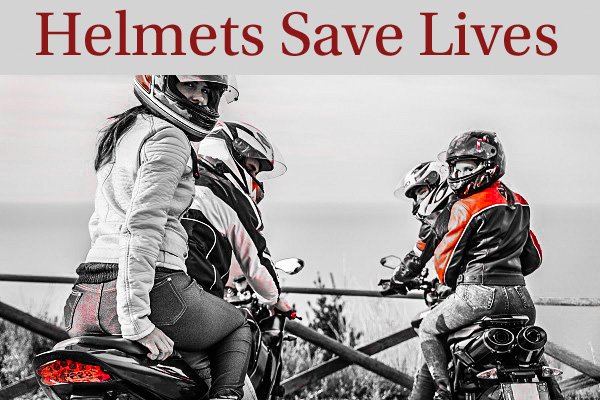 #motorcyclehelmets Wearing a motorcycle helmet will increase your chances of surviving an accident by 37 percent.