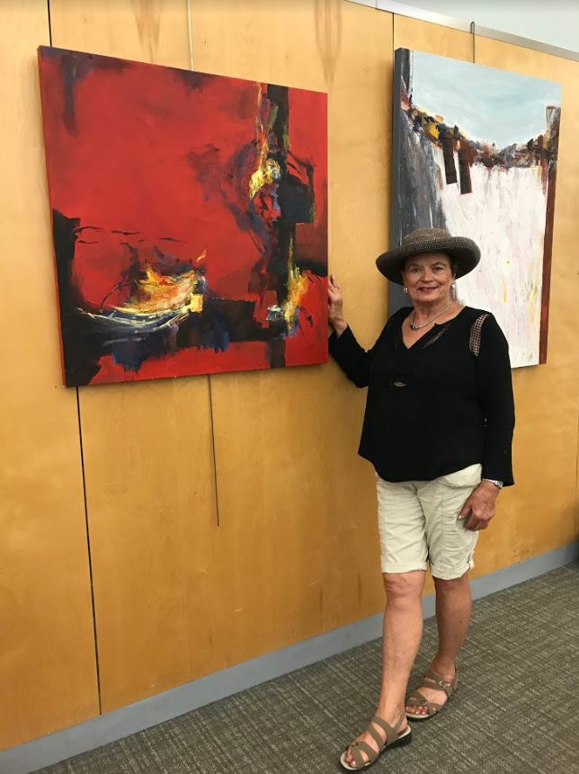 losaltoslibrary's tweet image. The Los Altos Library has turned into an art gallery this month, featuring the work of local artist Karen Druker. Come enjoy her paintings while you browse our new books and bestseller collection! #AtTheLibrary #ArtAtTheLibrary