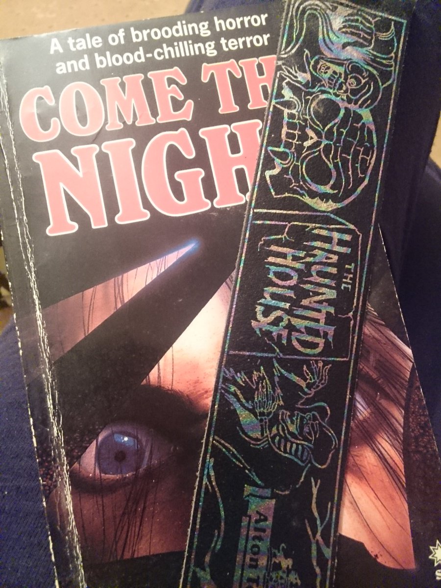Astrozombies777's tweet photo. Just about to start reading this book 📖 Come the night by Nick Blake aka Shaun Hutson.  @RealShaunHutson #Shaunhutson #NickBlake #horrorbooks #BookWorm https://t.co/mTsRxQ1PAZ