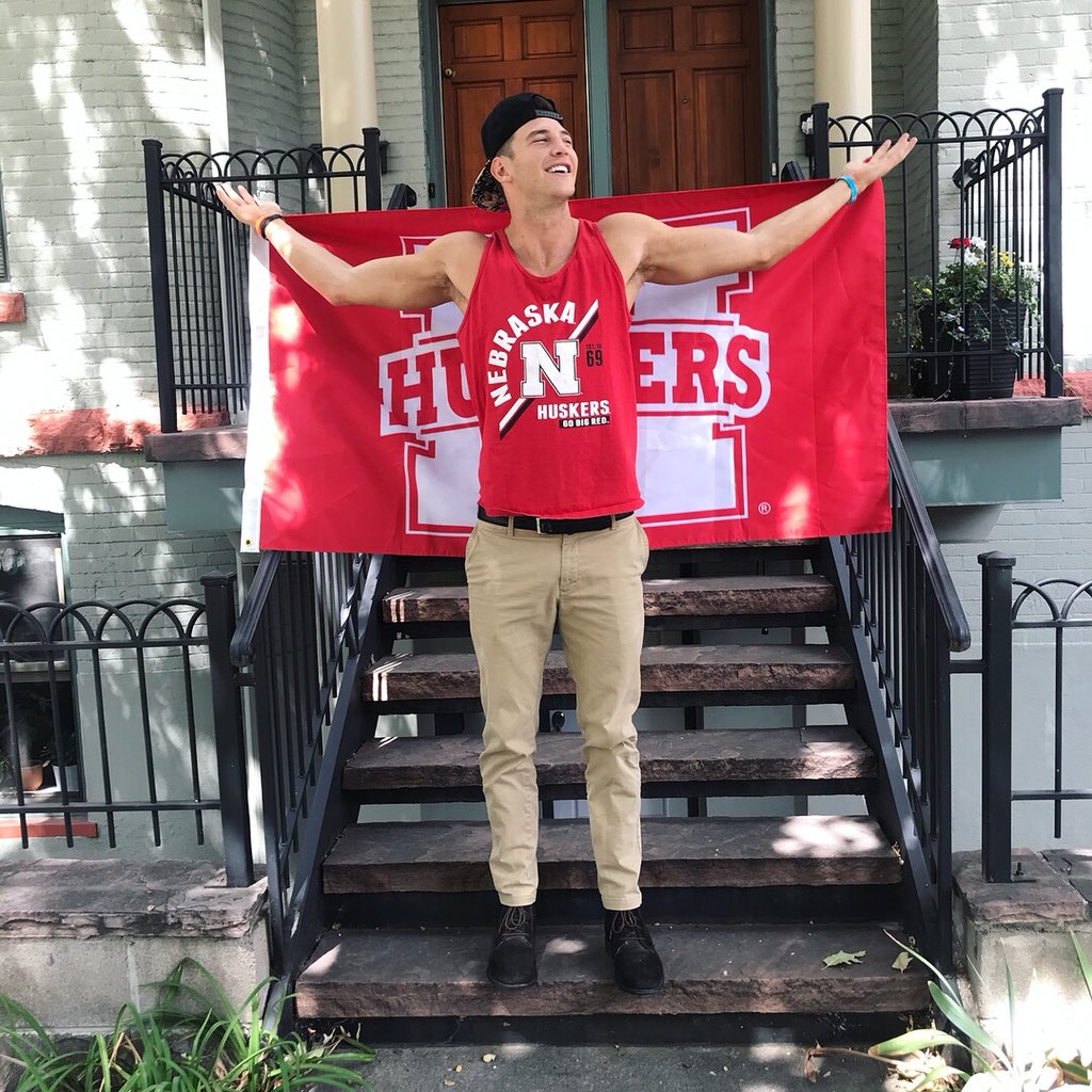 balockaye_h's tweet photo. Football is back. Game day baby. GBR. #GoBigRed #Frostera #NE https://t.co/DJeeoubzJd