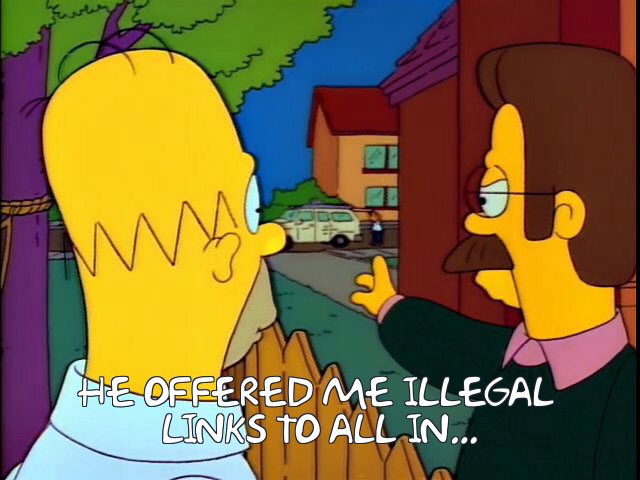 Simpsons wrestling twitter