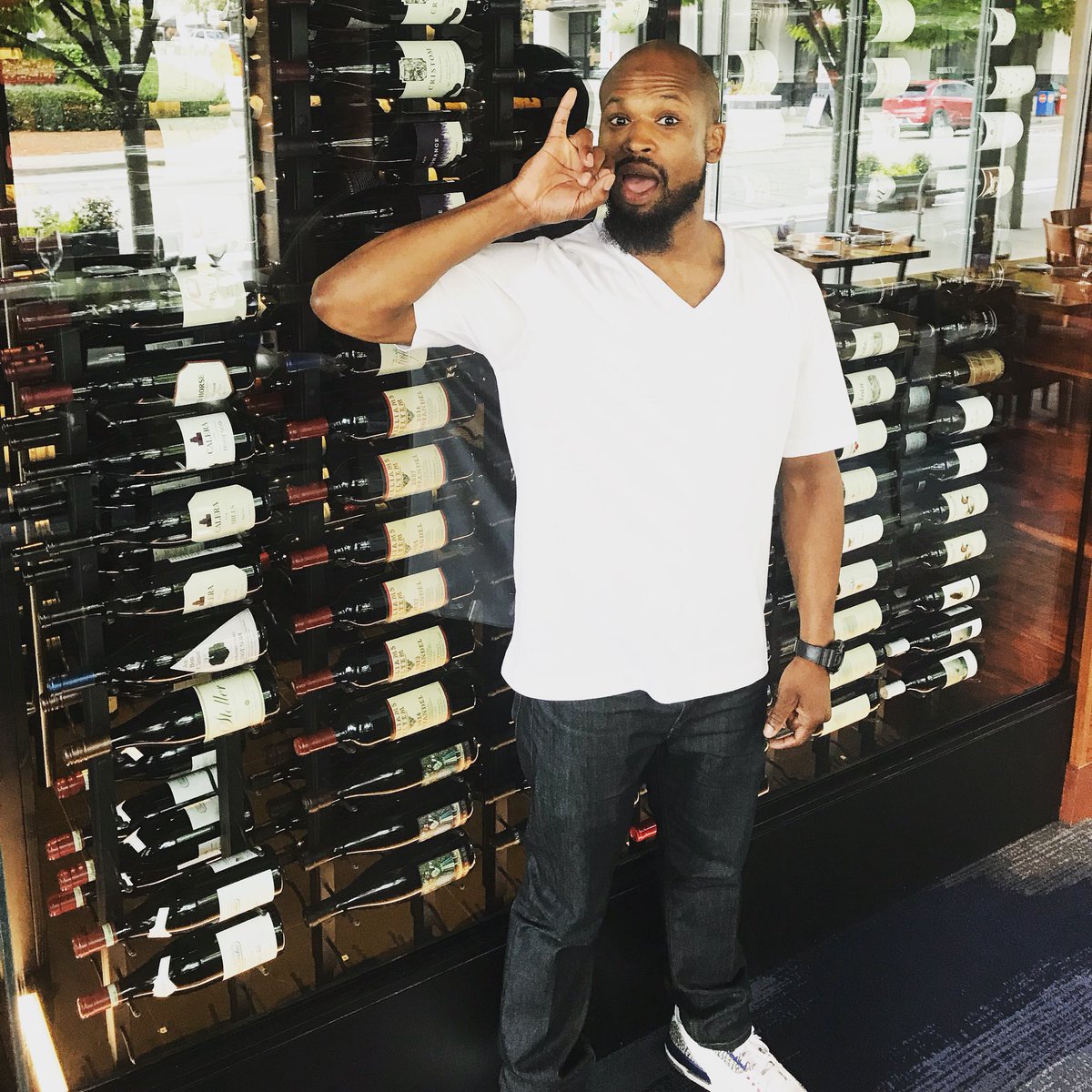 DJSupaSam's tweet photo. Who wants a bottle?? #PinkieUp https://t.co/Kl2SrgUYqR