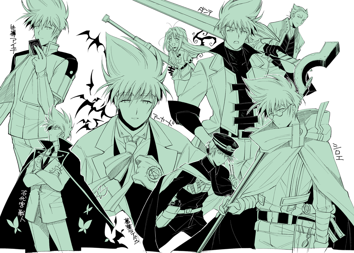 #現推しキャラにいいねされた分だけ歴代推しの服着せる
熱気さんに着せるシリーズ14～19着目!これで完走です✨いいねありがとうございました!ついでに今までのもまとめてます(*'▽`*) 