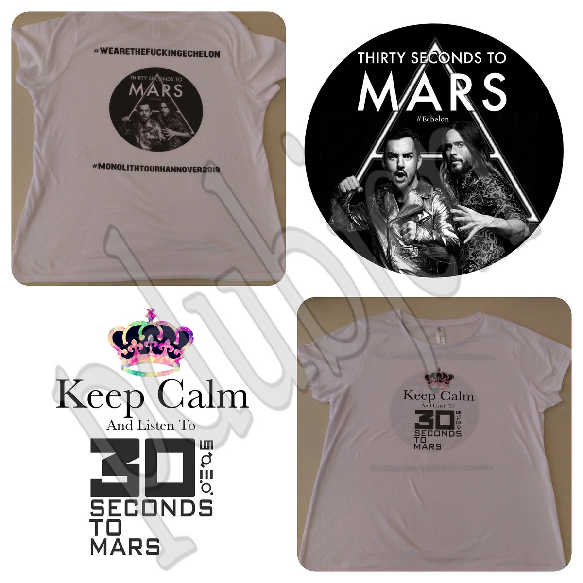 PDubBaepsae's tweet photo. We are ready. Concert of @30SECONDSTOMARS on Wednesday can come. Own design ๐๐๐๐โค @JaredLeto @ShannonLeto @30SECONDSTOMARS
#Echelon #30SecondsToMars #MonolithTour #Hannover #JaredLeto #ShannonLeto #ownedit #30STM #MarsIsBack https://t.co/hYHZ7BWRP3