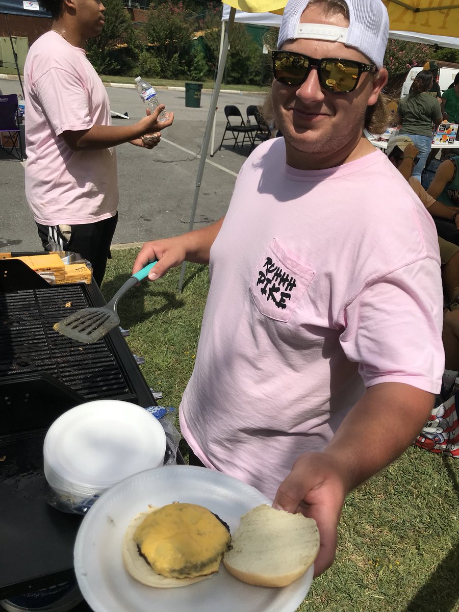 Pike_Methodist's tweet photo. Tailgate at @mumonarchs Home Opener! Great to have these brothers out as well as a surprise visit from our Dream Girl @_rachelcarlton! 
#RushPIKE https://t.co/ljXJBy61lO