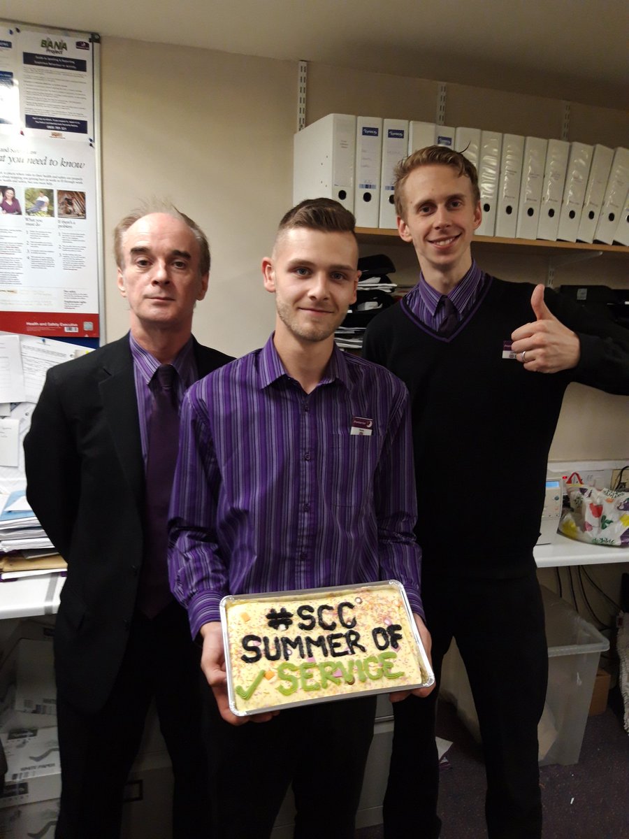 Well done to the nights team for the hard work! #teamscc #cakedelight