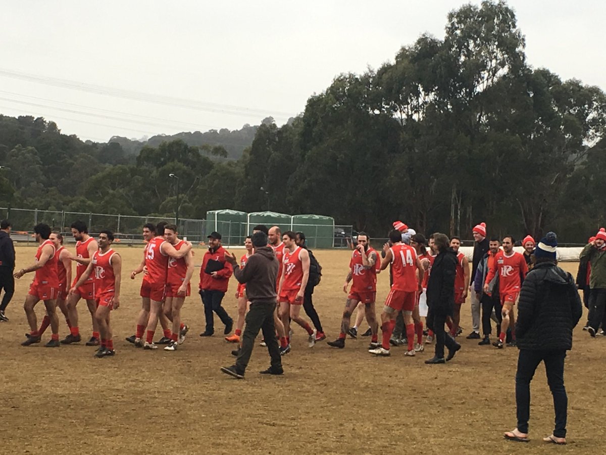 Parkside_FC's tweet image. BOTH RESERVES &amp;amp; SENIORS ARE PLAYING IN THE GRAND FINAL. Yesterday was one of the great days in our club's proud history, Reserves won 12.10-82 to 12.8-80 &amp;amp; Seniors won 15.5-95 to 4.6-30 against @sfxoc GRAND FINAL WEEK BABY!! 🔥🔥 #devilicious #thedevilsees @VAFA_HQ