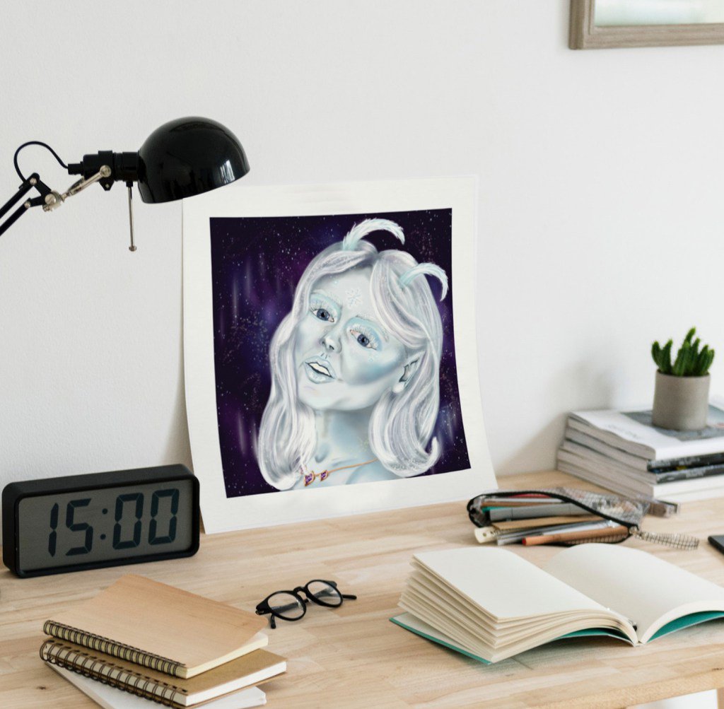 monno_life's tweet photo. Ice Queen | Art Print https://t.co/snYT9JFjO9 https://t.co/Q4RyzOeI96