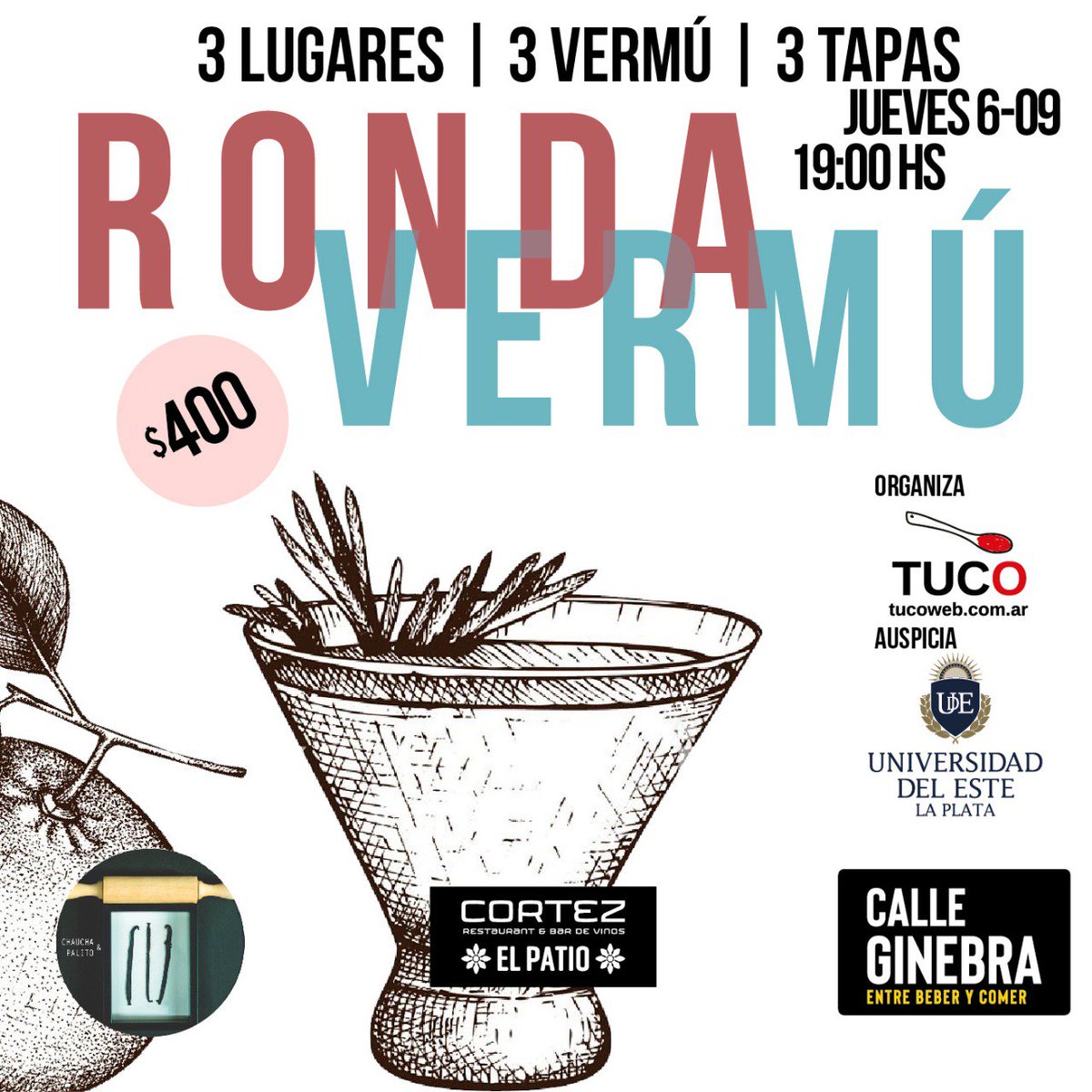 TucoLaPlata's tweet photo. Dijeron jueves? En La Plata? Y sí, hay una nueva #rondavermú https://t.co/8NM85JC8Qn