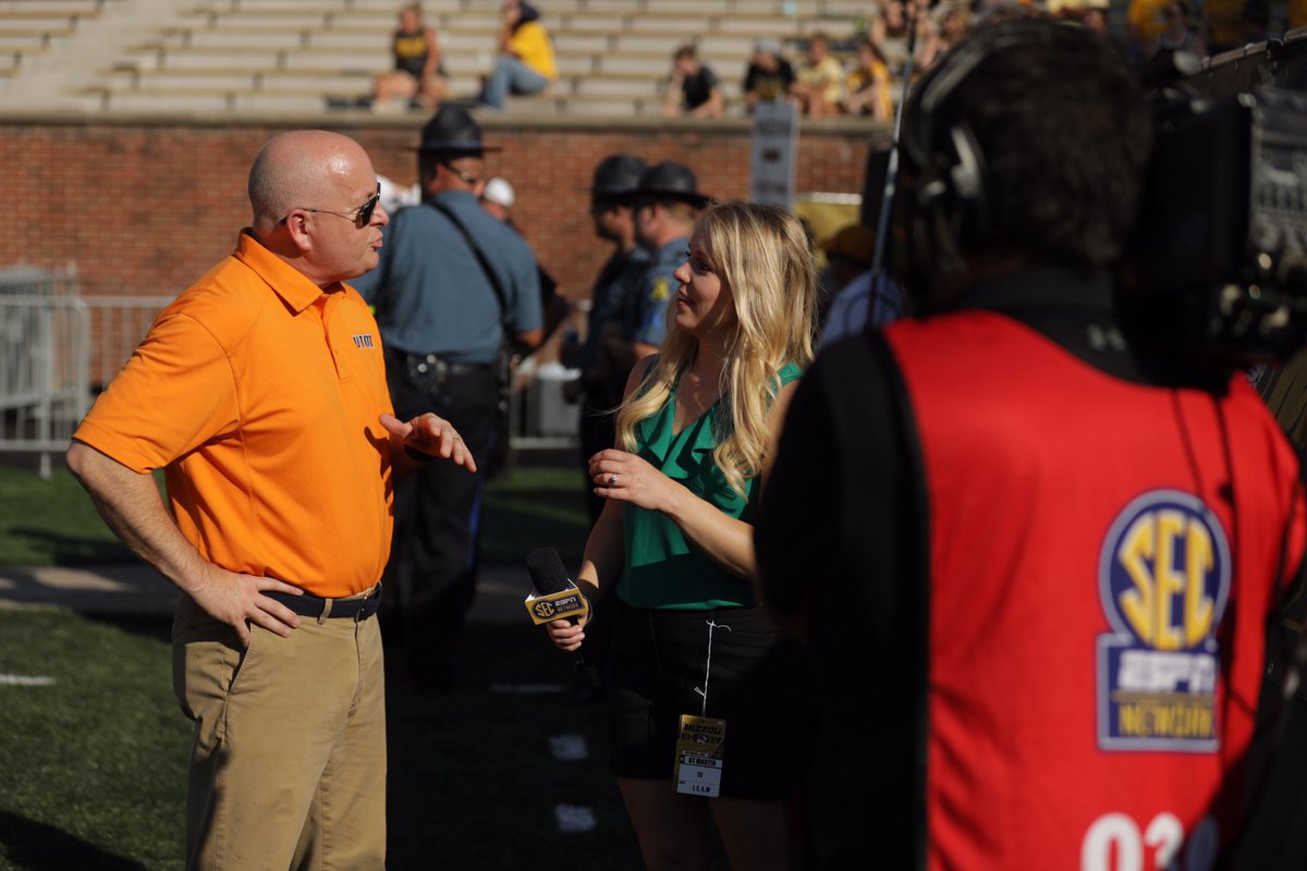 Thanks @ACorddry for the <a href="/SECNetwork/">SEC Network</a> sideline interview! Grateful for the <a href="/utmartin/">UT Martin</a> coverage today on #Week1